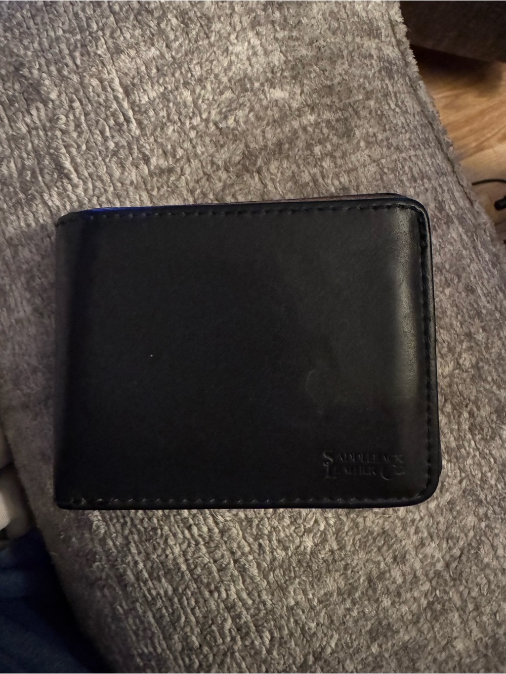 Saddleback Leather Black Money Clip Wallet - Slim Leather Carry